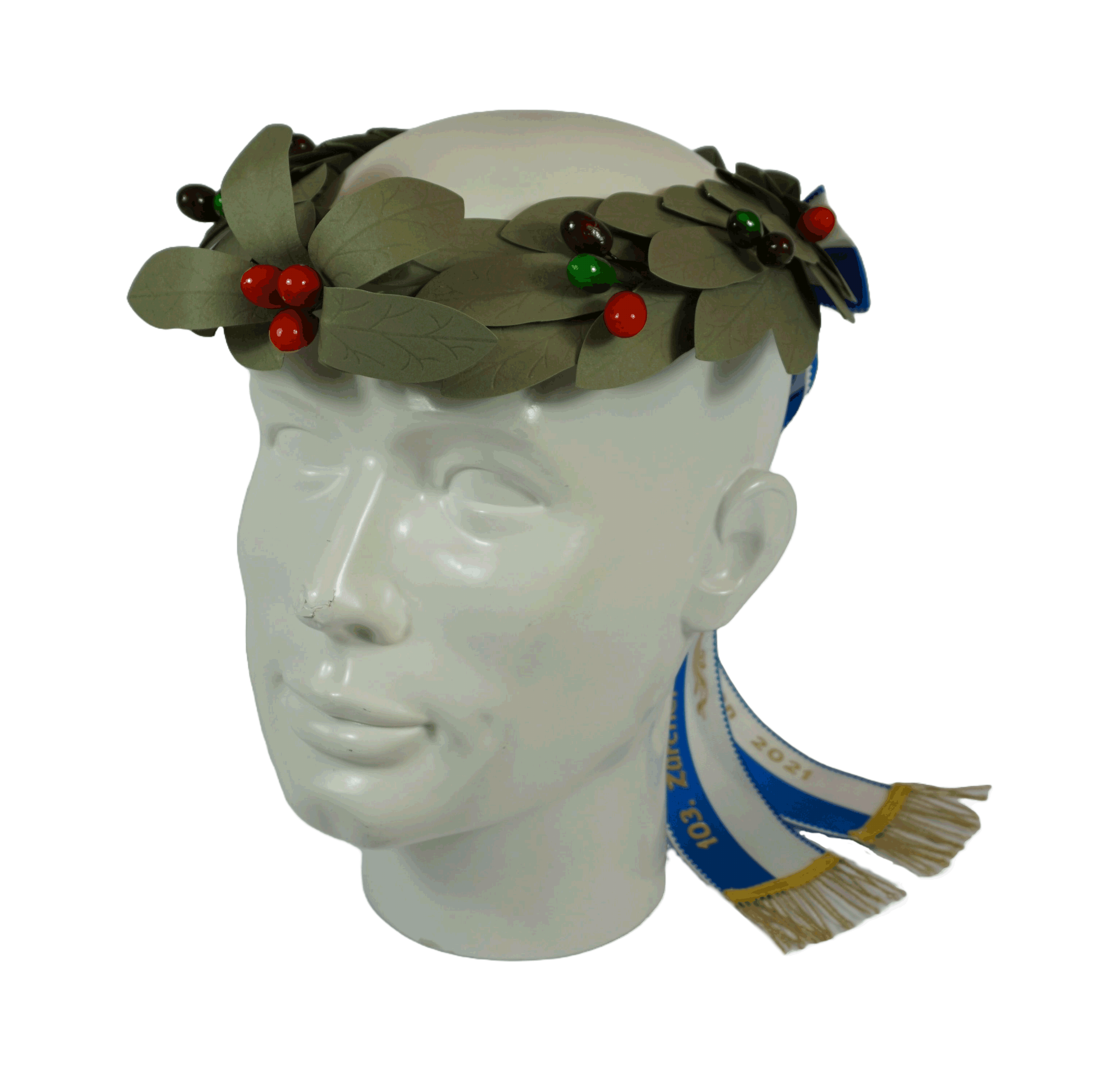 Kopfkränze in Olive