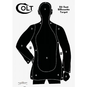 Scheibenbild  Colt 50 feet