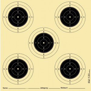 Gewehr 10 m, Volksscheibe