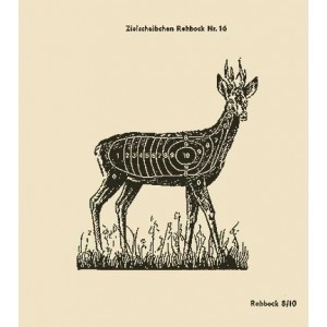 Zielscheibe Nr. 16, Rehbock stehend
