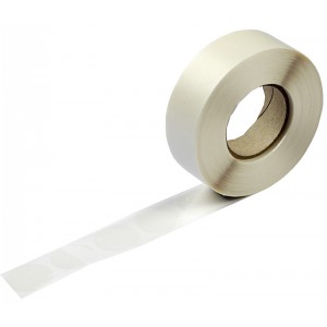 Rolle Selbstkleber, transparent, Ø 25 mm
