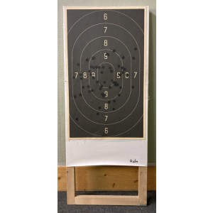 Rolle Plastik "schussfertig", 100 cm breit (Papier 100 cm), für kleinere Scheibenformate