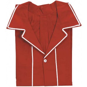 Zeigerbluse rot, klein