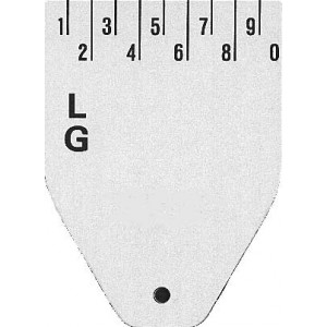 Messklinge aus Aluminium