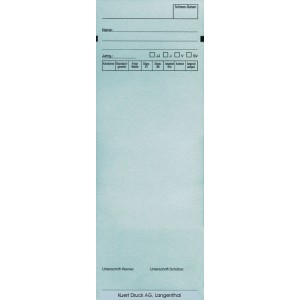 Standblattkarten ohne Stichnamen