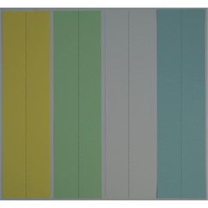 Standblattkarten neutral, in der Mitte perforiert, 75 x 297 mm