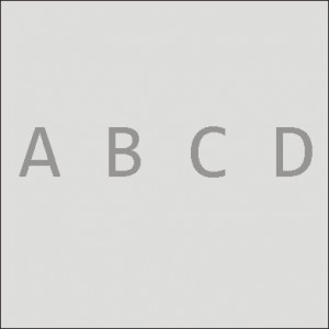 Buchstaben, Diamant-Glanzstich auf Gläser