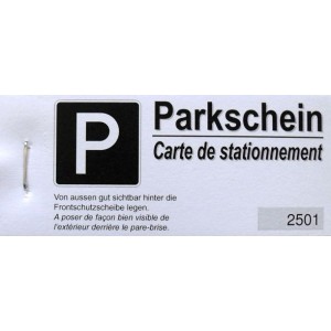 Block Parkschein