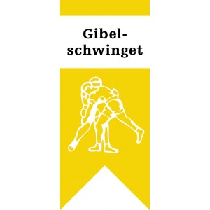 Festbändeli selbstklebend mit Fahneneinschnitt