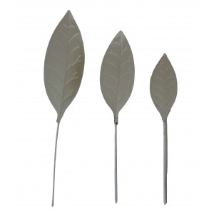 Lorbeerlaub silber